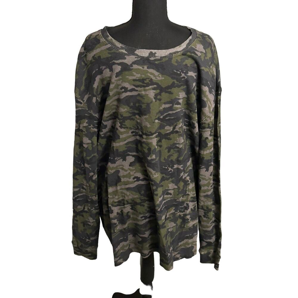 Sanctuary Camo Camouflage Long Sleeves Men Size XXL New With‎ Tags